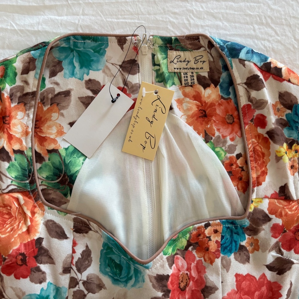 New With Tags! Lindy Bop Grace Dress XS - Picture 5 of 11